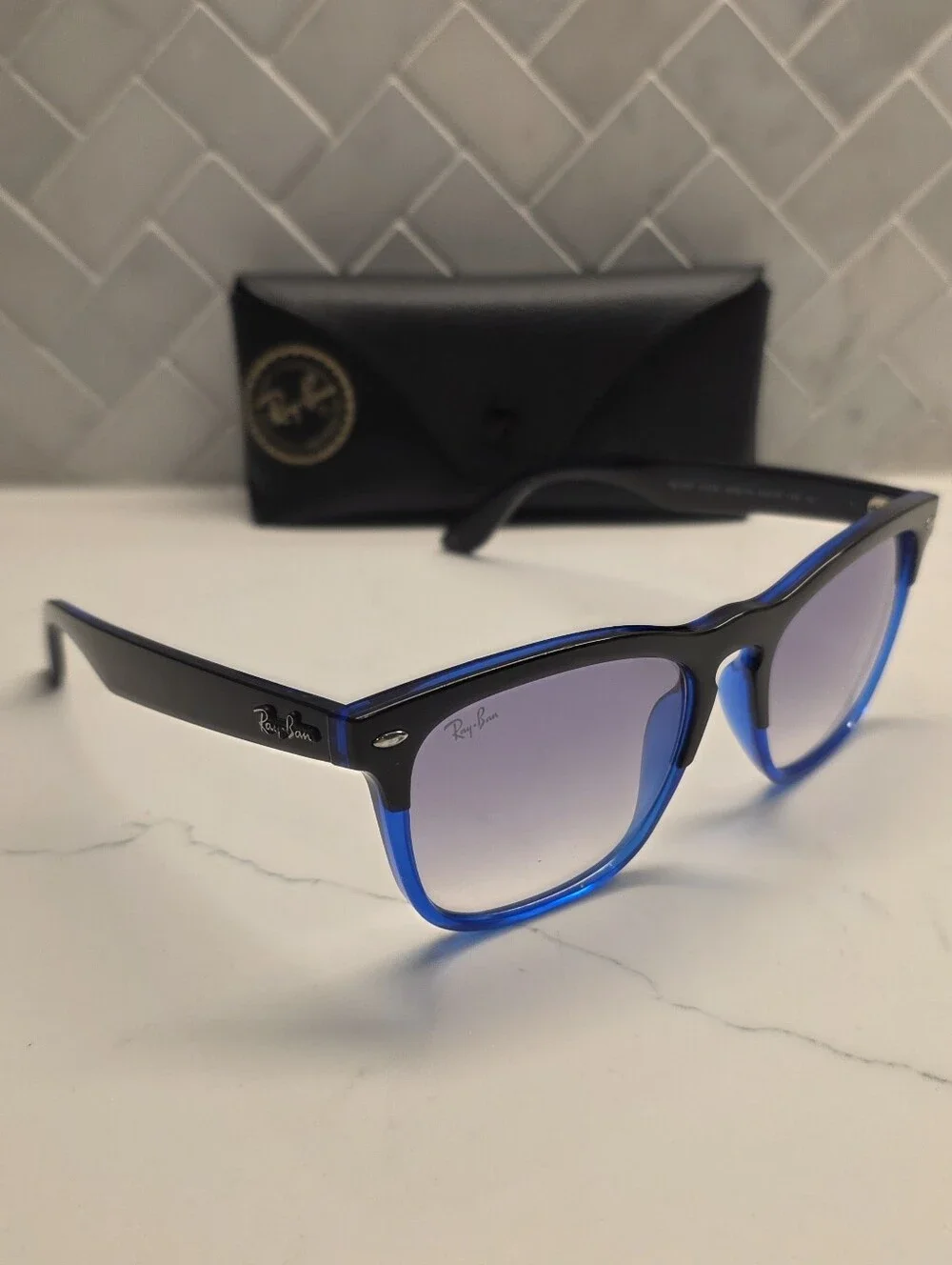 Ray-Ban Steve RB 4487 6632/19 Square Sunglasses (Black & Translucent)